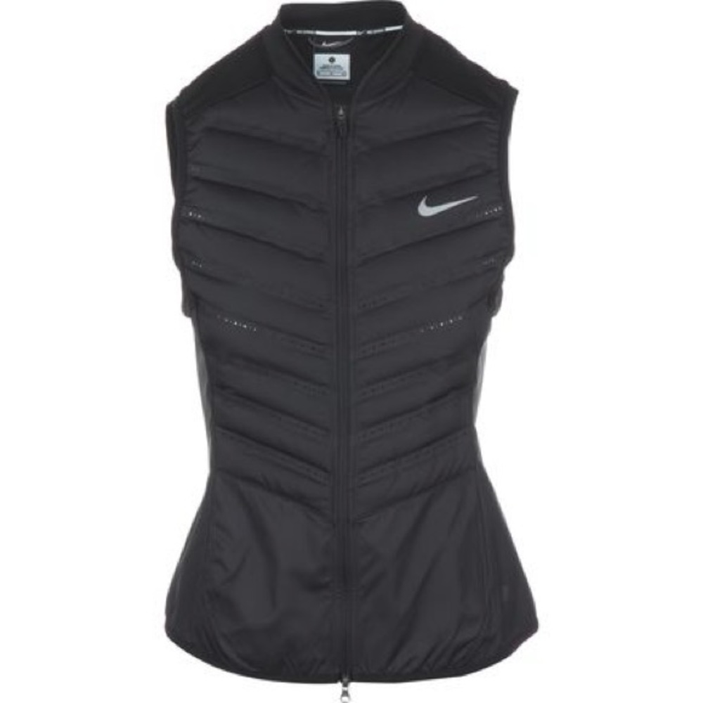 Nike Black Quilted Fitness Vest